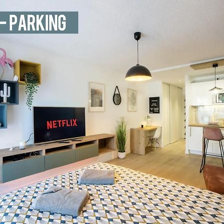 Studio Terrasse & Parking Gratuit En Residence Nîmes Eksteriør billede